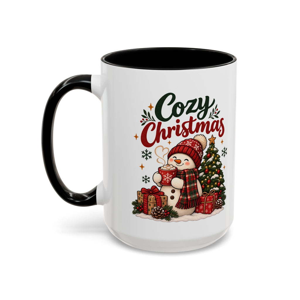 Cozy Christmas Snowman Coffee Mug