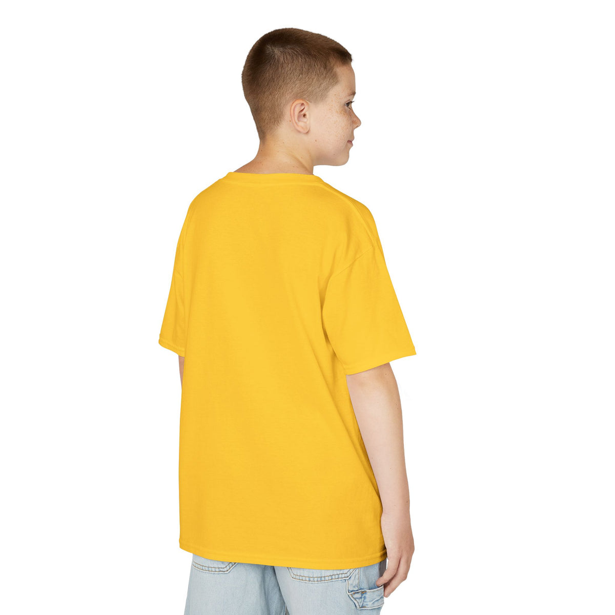 Kids Tee — "Cozy Season" Cute Ghost with Books & Pumpkin Fall Shirt
