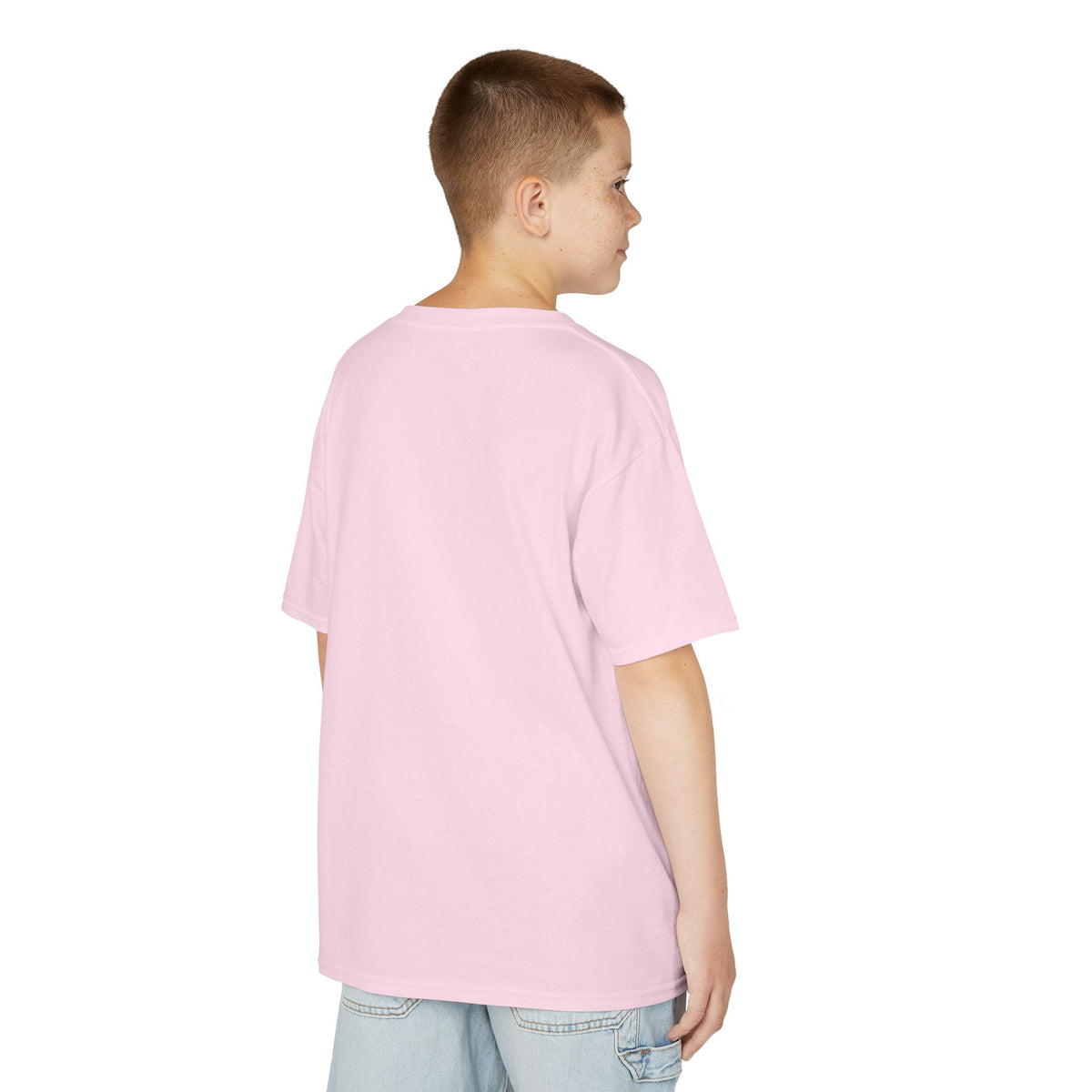 Kids Tee — "Cozy Season" Cute Ghost with Books & Pumpkin Fall Shirt