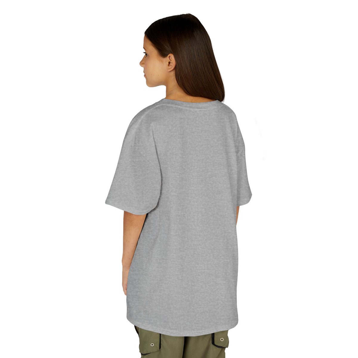 Kids Tee — "Cozy Season" Cute Ghost with Books & Pumpkin Fall Shirt
