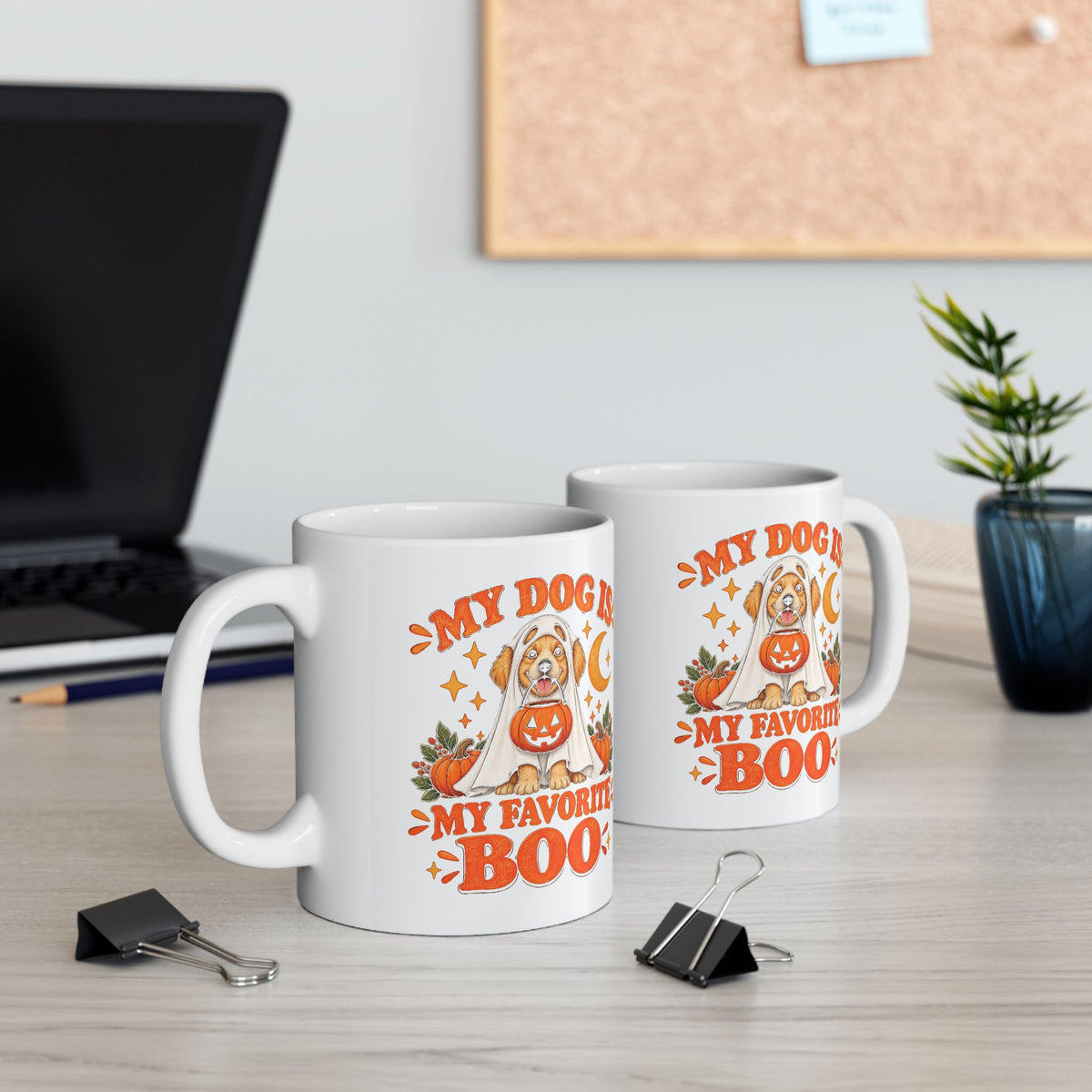 My Dog Is My Favorite Boo Mug | Cute Ghost Dog Halloween Cup