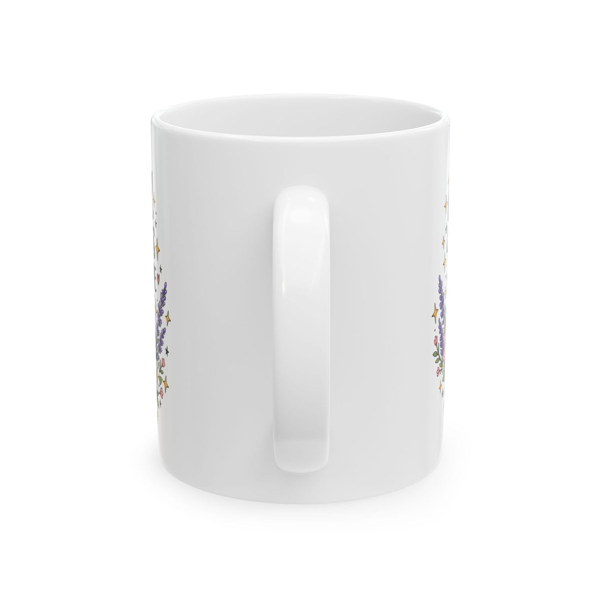 Floral Inspirational Quote Ceramic Mug