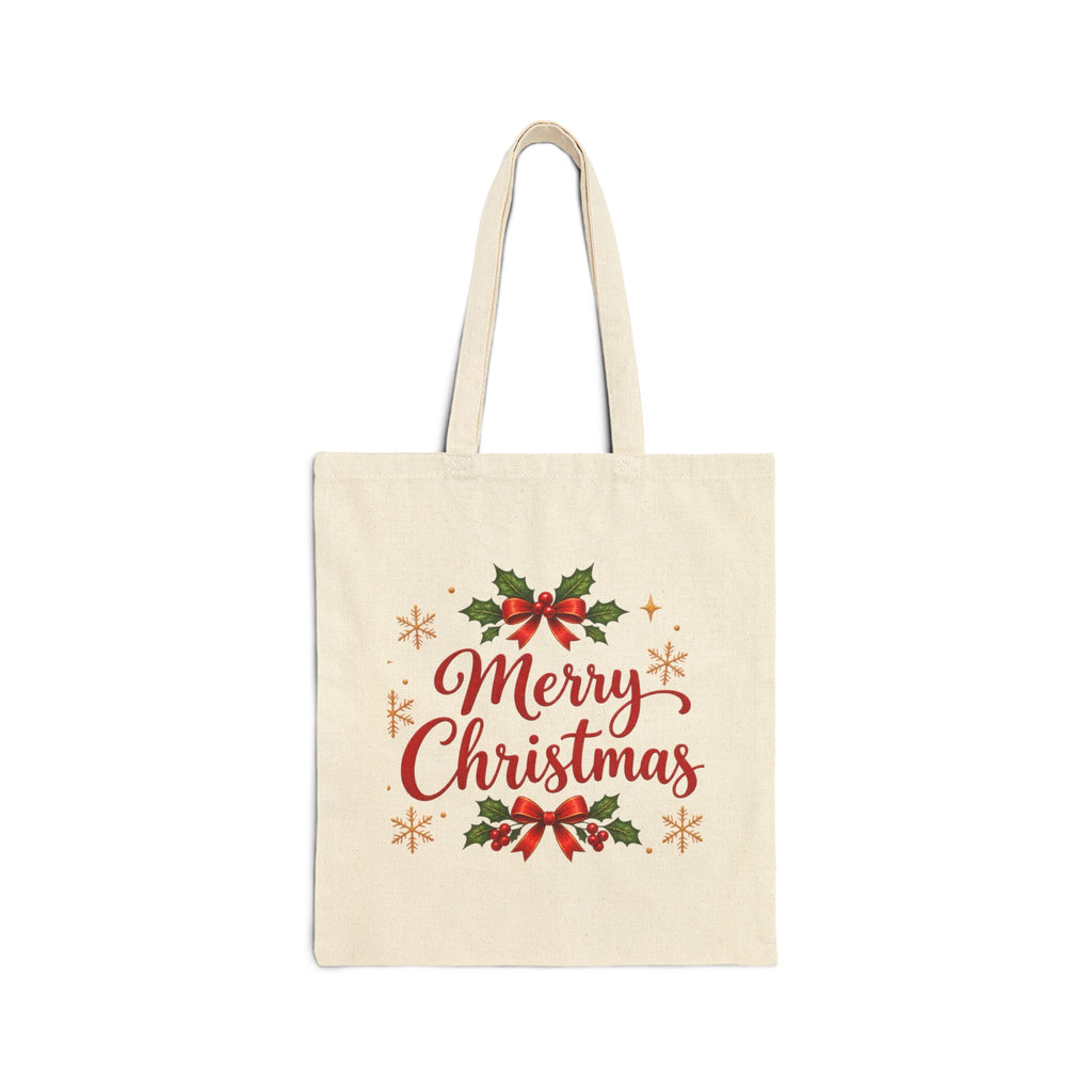 Cozy Christmas Snowman Tote Bag, Christmas Canvas Shopping Bag, Holiday Gift