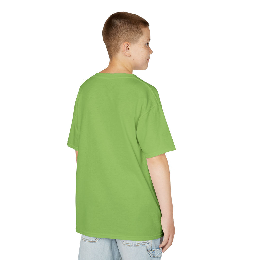Kids Tee — "Cozy Season" Cute Ghost with Books & Pumpkin Fall Shirt