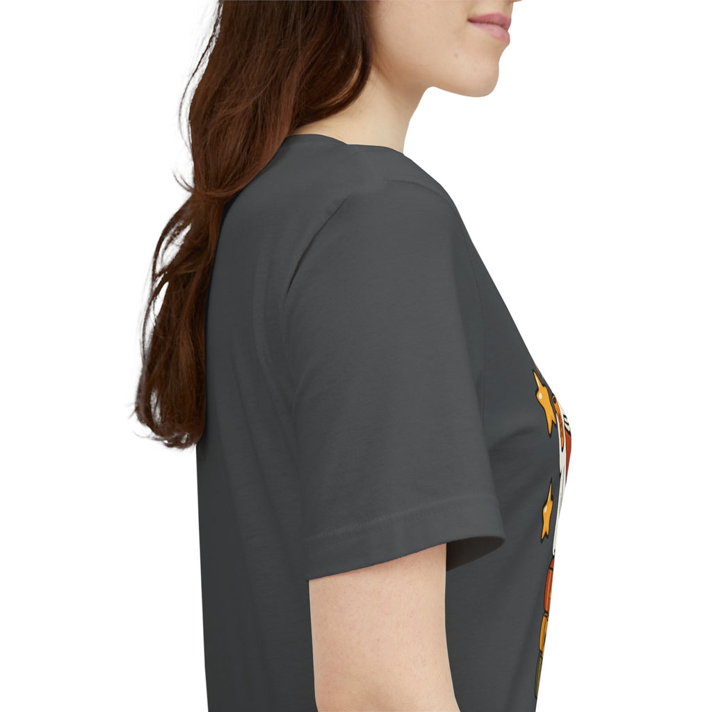 Bookworm Ghost Tee — Cute Reading Ghost with Glasses & Books Shirt