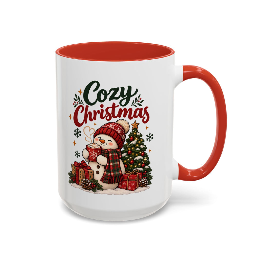 Cozy Christmas Snowman Coffee Mug