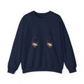 Good Vibes Floral Inspirational Crewneck Sweatshirt