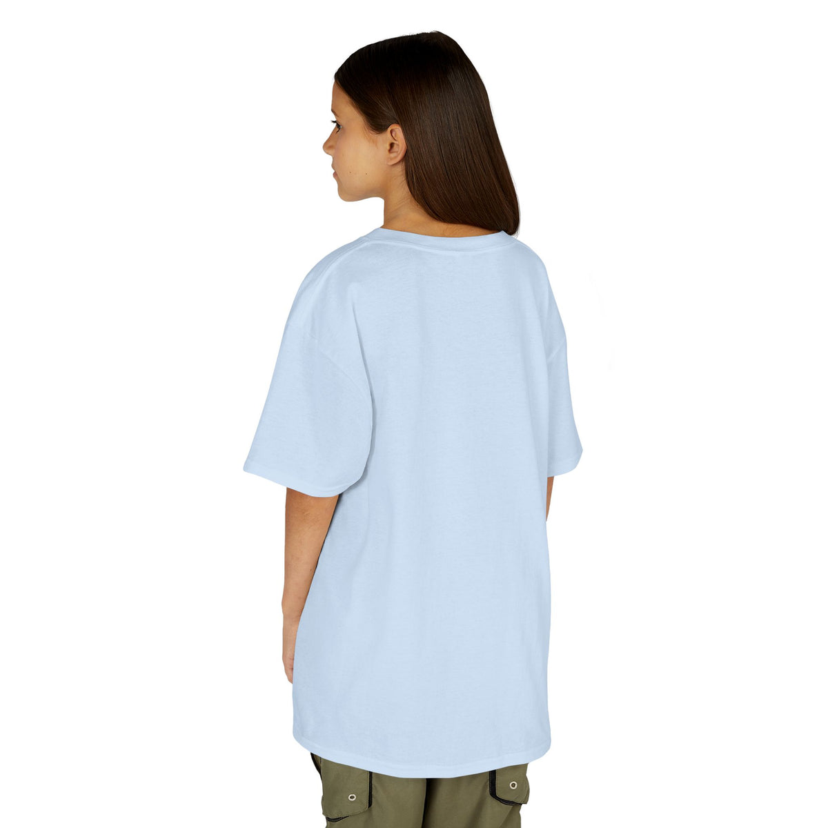 Kids Tee — "Cozy Season" Cute Ghost with Books & Pumpkin Fall Shirt