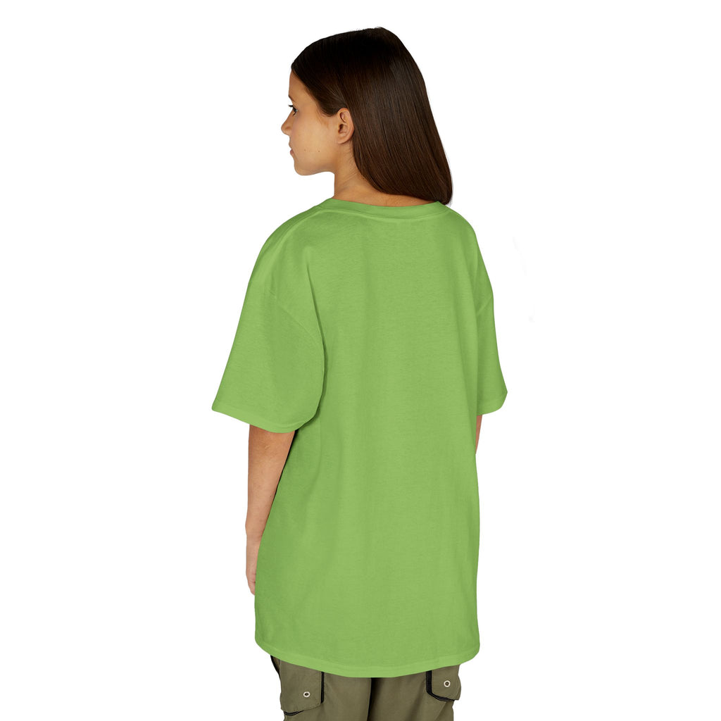 Kids Tee — "Cozy Season" Cute Ghost with Books & Pumpkin Fall Shirt