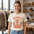 Unisex My Dog Is My Favorite Boo Shirt | Cute Ghost Dog Halloween Tee -