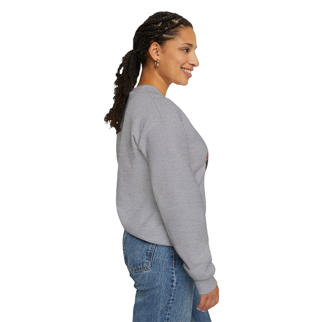 Cozy Season Sweatshirt — Cute Ghost with Books, Coffee & Warm Vibes