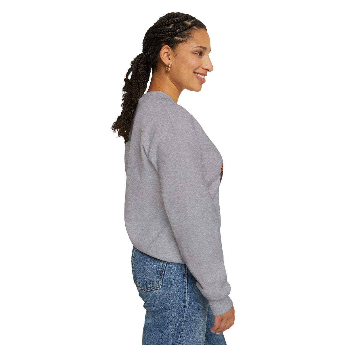 Cozy Season Sweatshirt — Cute Ghost with Books, Coffee & Warm Vibes
