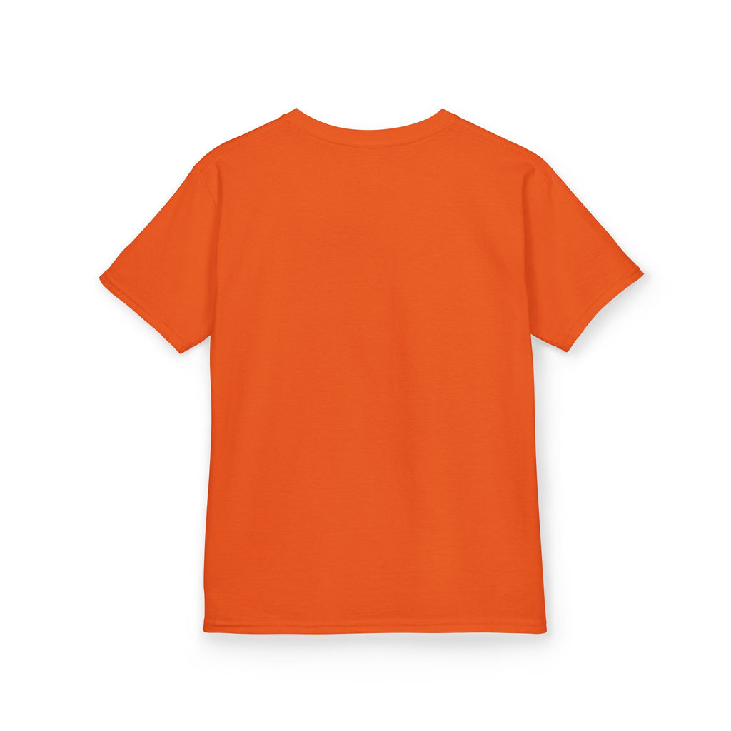 Kids Tee — "Cozy Season" Cute Ghost with Books & Pumpkin Fall Shirt