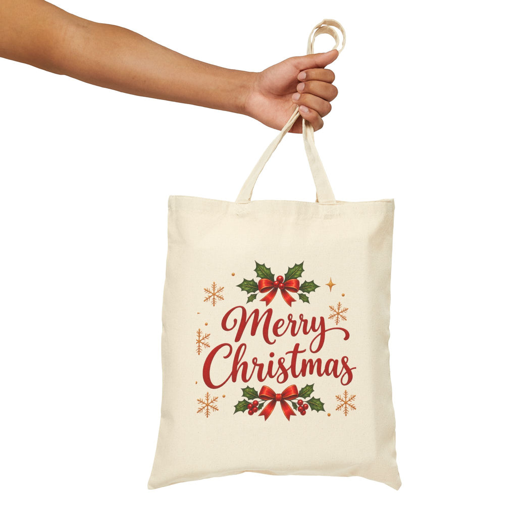 Cozy Christmas Snowman Tote Bag, Christmas Canvas Shopping Bag, Holiday Gift