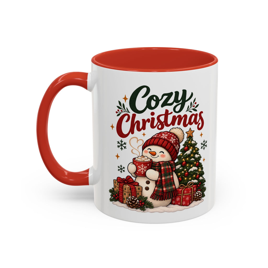Cozy Christmas Snowman Coffee Mug